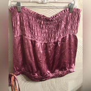 The Limited Women’s Pink Satin Tube Top